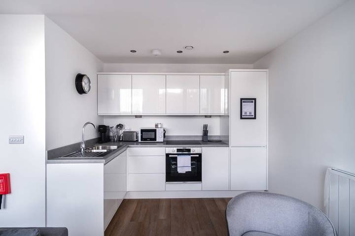 Ganze Wohnung, Bright 1Br Stay Zeni in Alexandra Rise Manchester in Greater Manchester