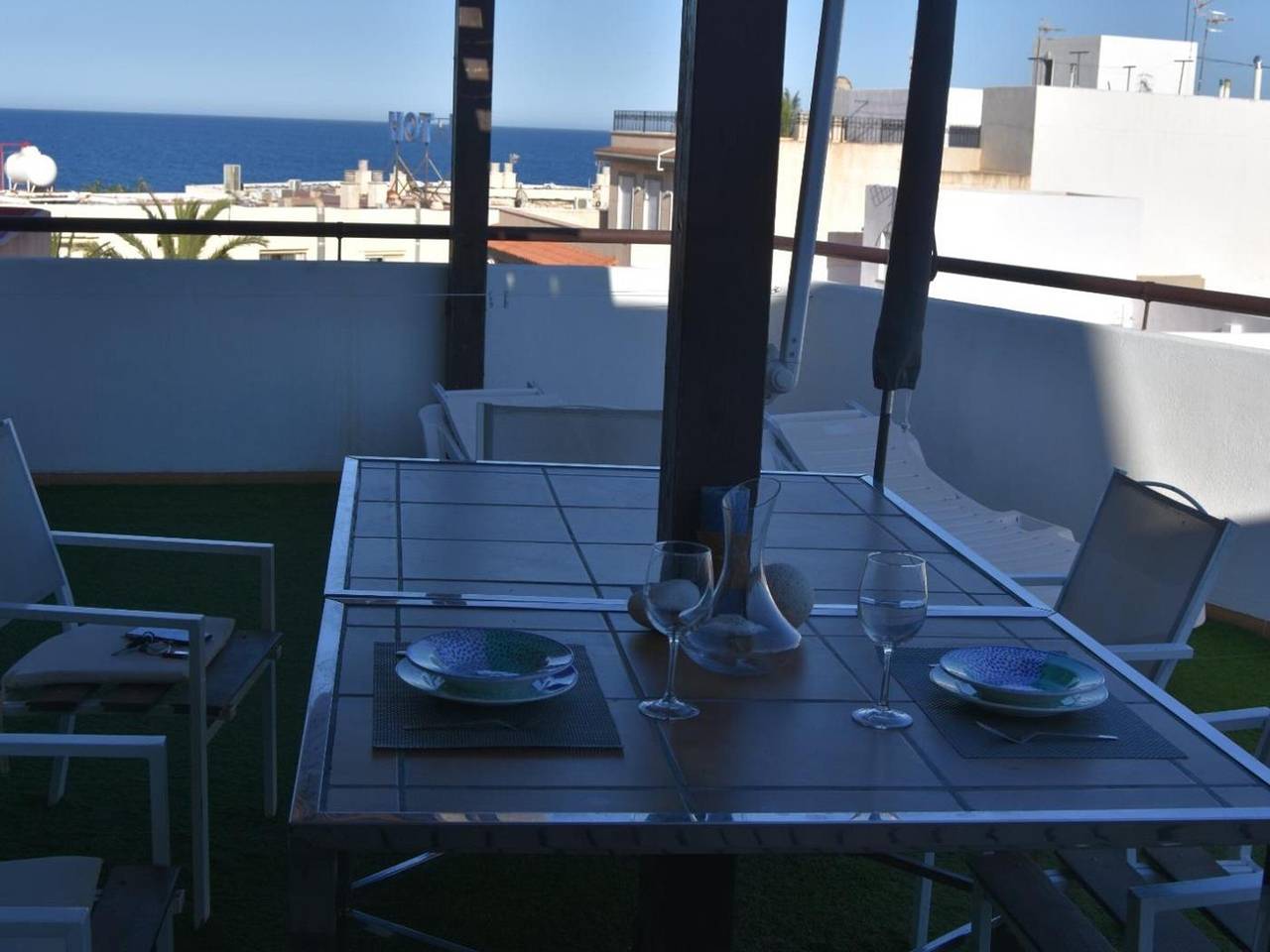 Appartement entier, Ático avec hamac et jeux pour enfants in Carboneras, Costa de Almería