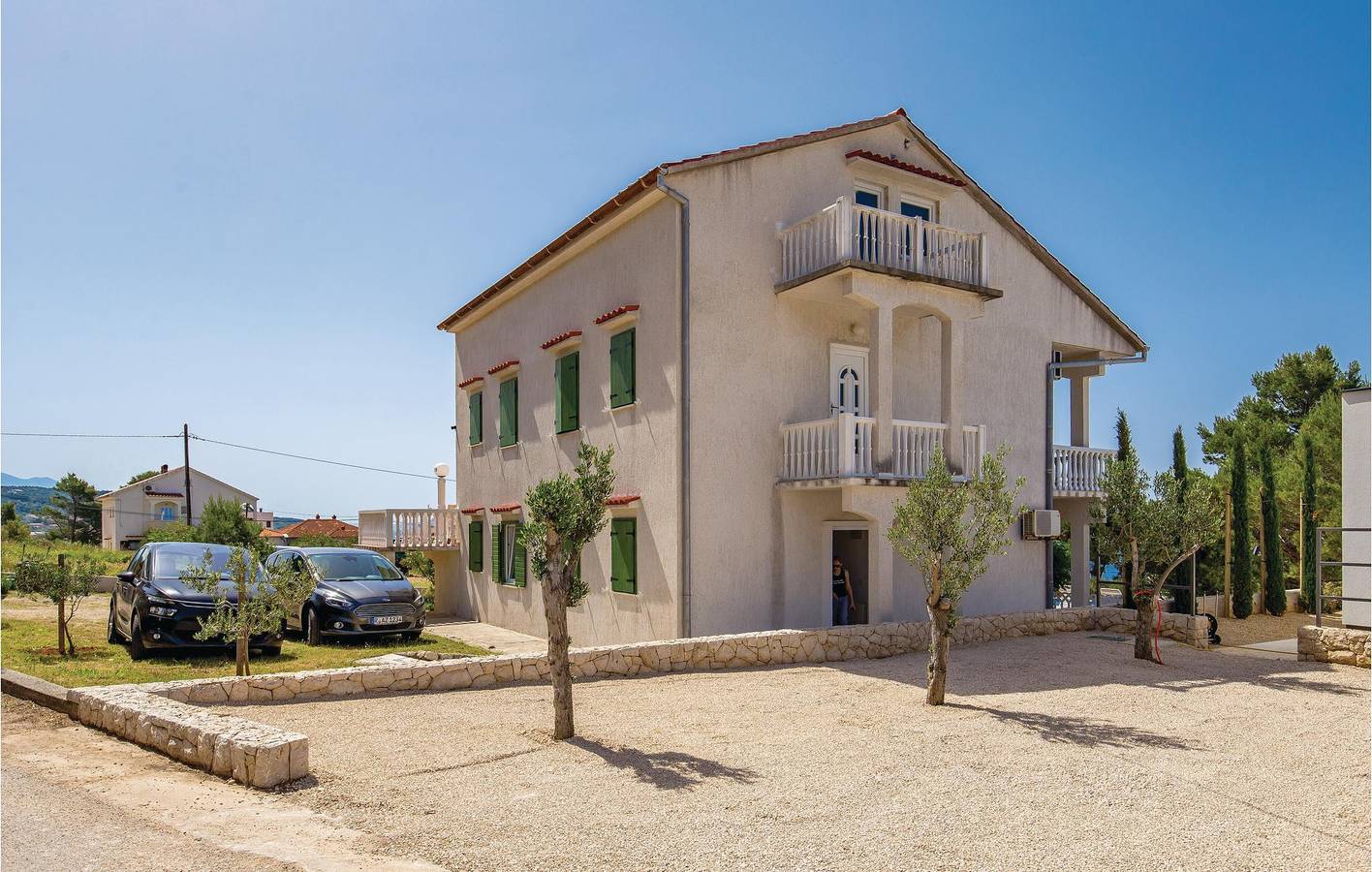 Ganze Ferienwohnung, Ferienwohnung für 6 Personen mit Terrasse in Barbat na Rabu, Rab