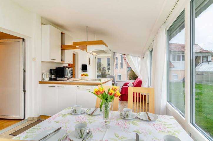 Ferienwohnung für 4 Personen, mit Garten und Seeblick in Ueberlinger see