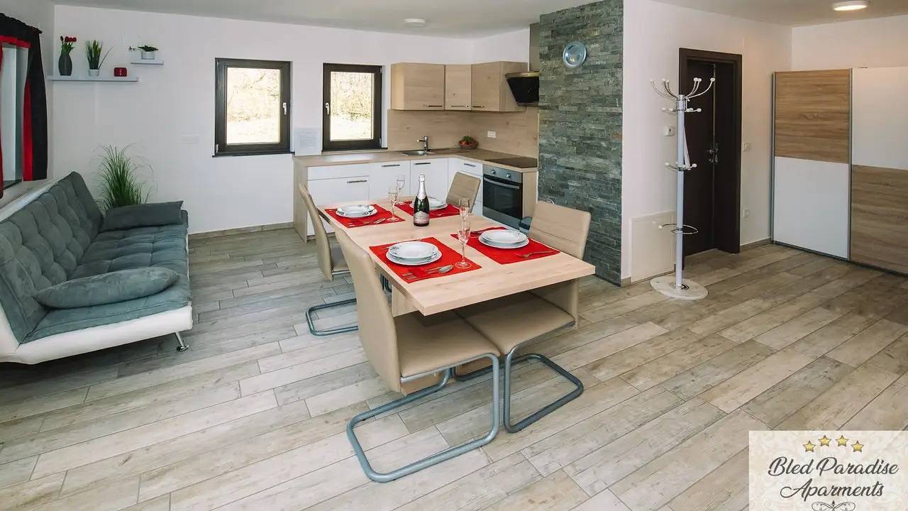 Ganze Ferienwohnung, Ferienwohnung für 5 Personen (50 m²) in Veldes in Bled, Triglav Nationalpark