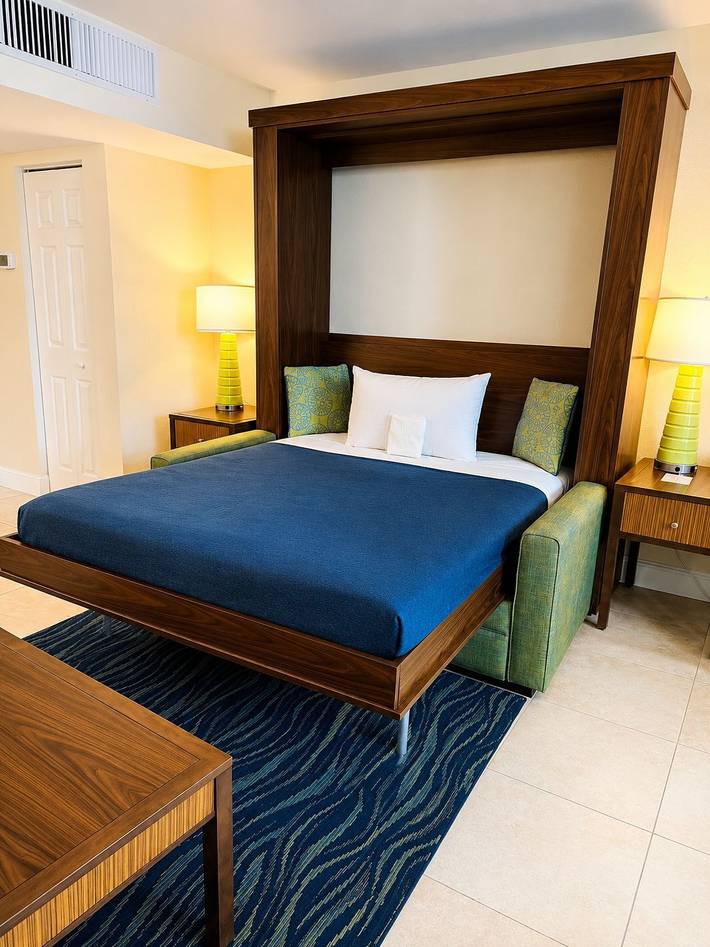Estudio entero, Estudio para 2 personas con balcón in Hollywood Beach (FL), Hollywood (Florida)
