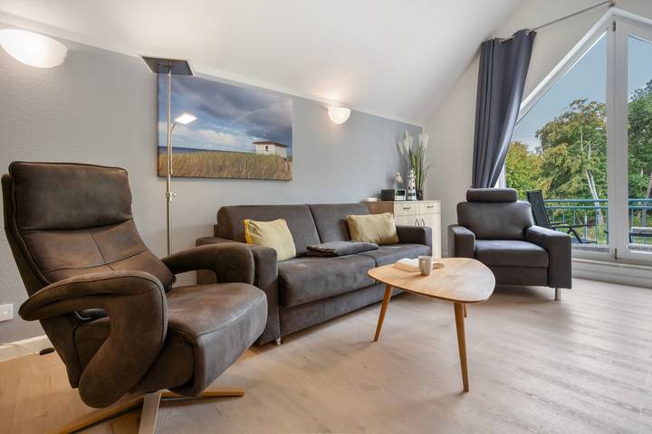 Appartement entier, Appartement « Bernsteinfischer » avec balcon et Wi-Fi in Zempin, Usedomer Norden
