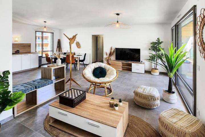 Appartement de vacances pour 7 personnes, avec balcon