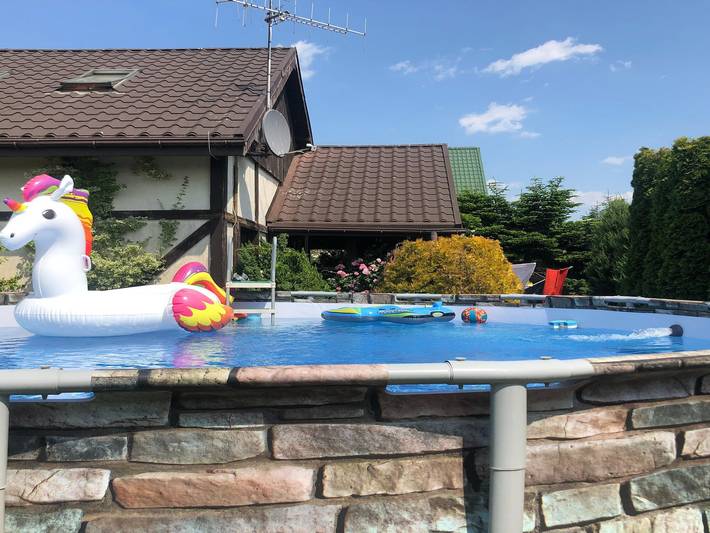 Komfortables Ferienhaus mit Garten, am See in Puddemsdorf, Jezioro Jamno