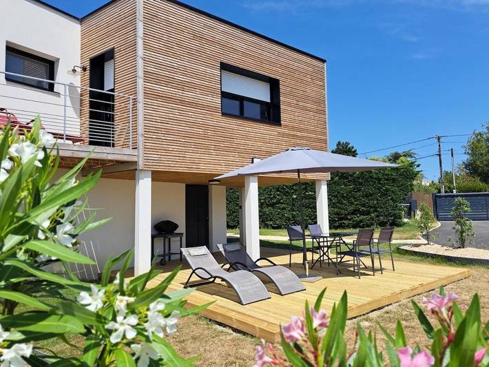 Appartement de vacances pour 3 personnes, avec vue et jardin