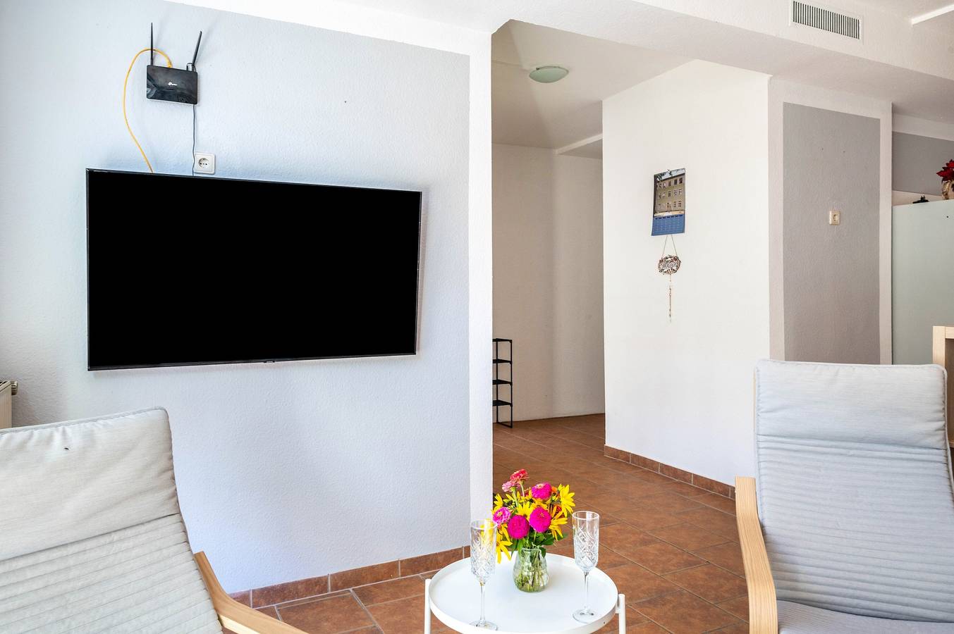 Zimmer in der 'Unterkunft Für 4 Personen' mit Wi-Fi in Malchin, Kummerower See