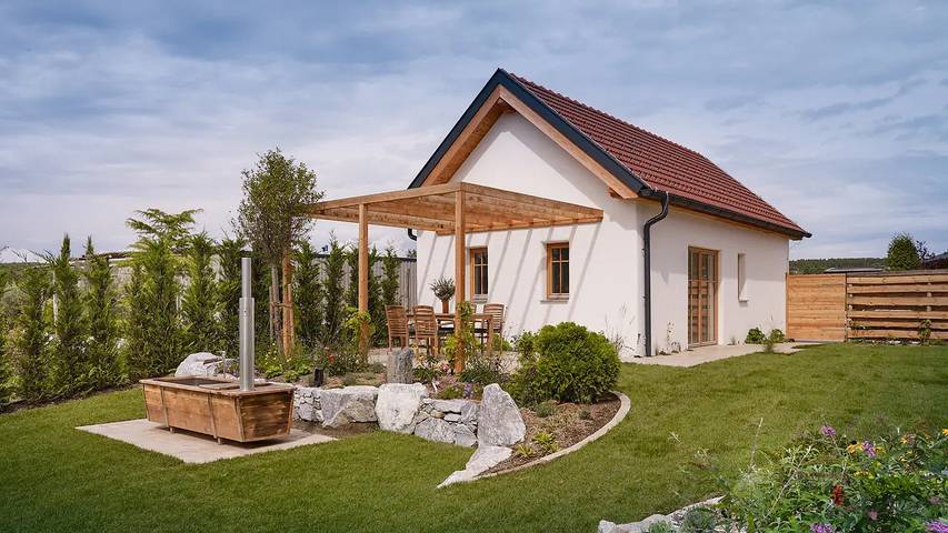 Ferienhaus für 2 Personen, mit Pool und Terrasse sowie Garten in Niederösterreich