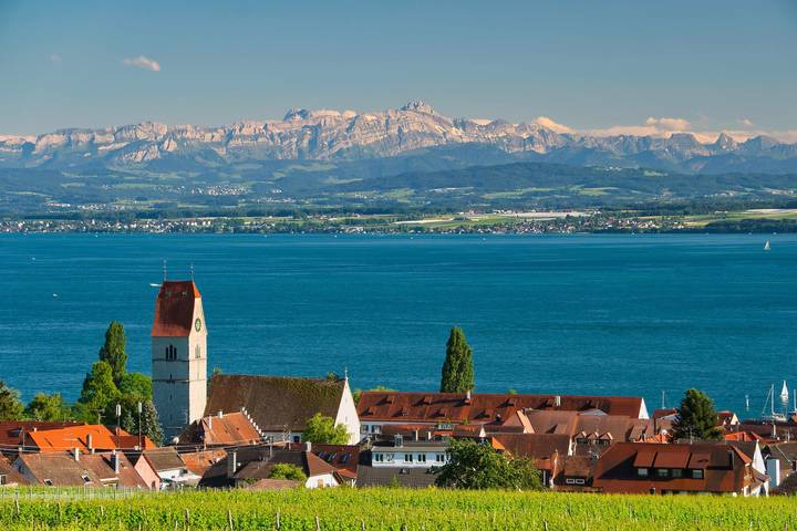 Ganze Ferienwohnung, Gästehaus Baerens - 1-Zimmer-Ferienwohnung, 40qm, 1 Wohn-/Schlafzimmer, max. 3 Personen in Hagnau am Bodensee, Region Bodensee-Oberschwaben