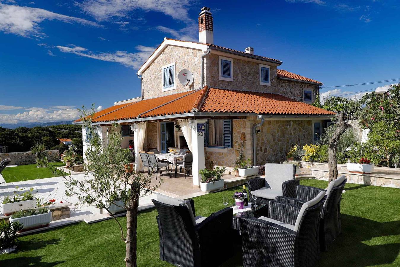 Ferienhaus mit Pool  in Vrbnik, Krk