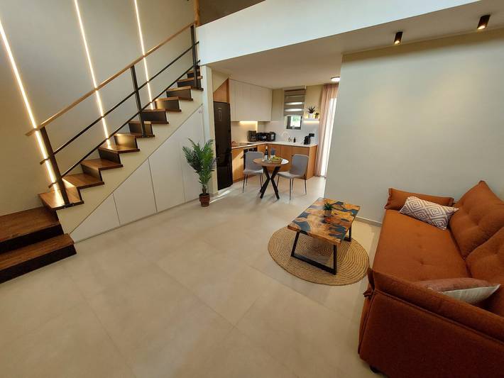 Geheel appartement, Vakantieappartement voor 4 personen met tuin in Rethymno en omgeving