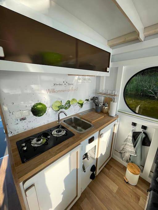Boot für 4 Personen, mit Terrasse und Ausblick in Werder - 4
