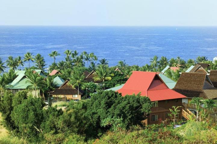 Vakantiepark voor 6 personen, with whirlpool and tuin as well as balkon and zwembad in Hawai