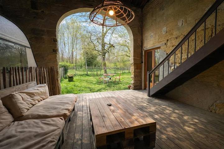 Location de vacances pour 4 personnes, avec vue et terrasse à Montpeyroux