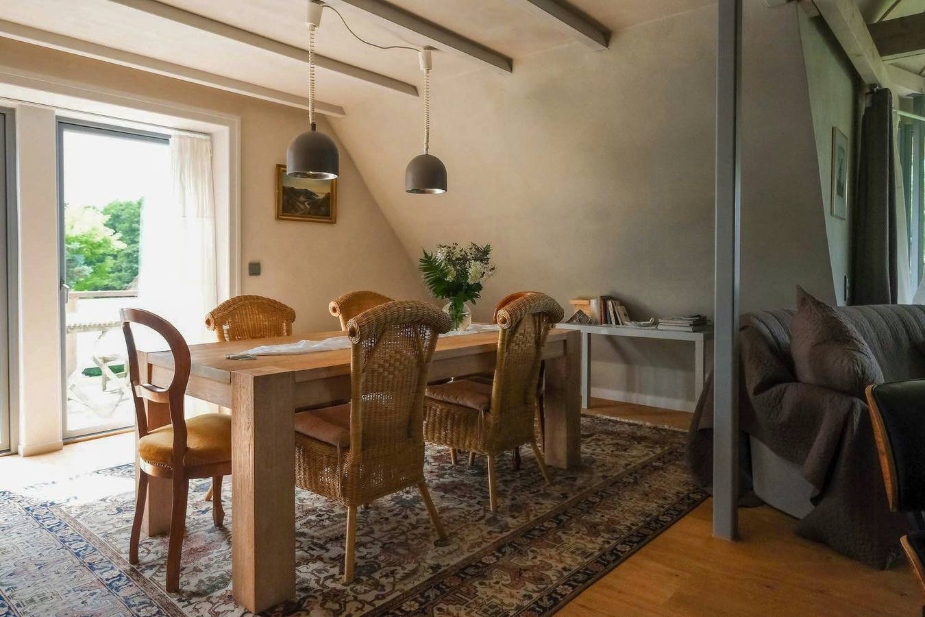 Ganze Wohnung, Apartment im Reethaus mit privatem Seezugang in Grebin, Südliche Ostseeküste