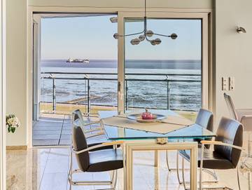 Ferienwohnung für 4 Personen, mit Ausblick und Balkon, kinderfreundlich in Grimmershörn