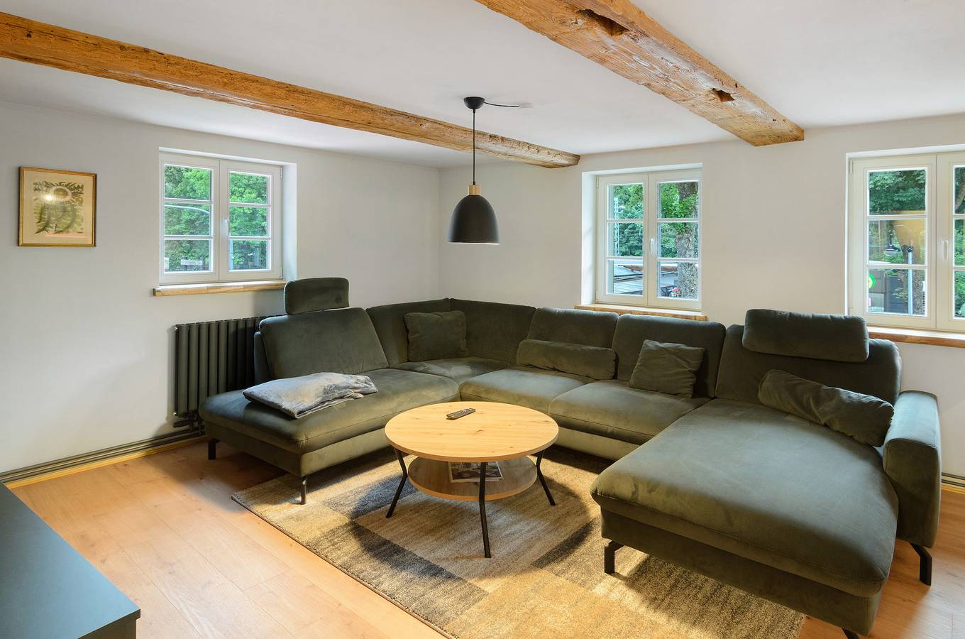 Ganze Wohnung, Apartment 'Altes Höhlenführerhaus' mit Bergblick, Gemeinschaftsterrasse und Wlan in Rübeland, Harzvorland
