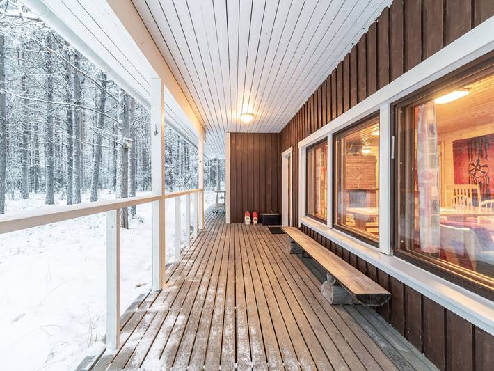 Oravanpesä in Kaulavaara, Lappland