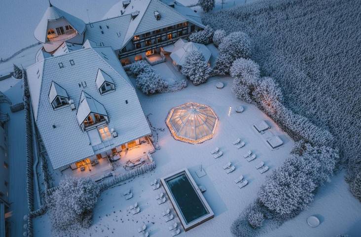 Hotel für 4 Personen, mit Sauna und Whirlpool sowie Garten und Pool in Bruneck