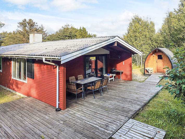 Feriehus for 4 personer, med Terrasse og Sauna i Skagen