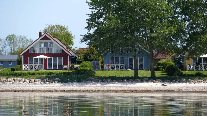 Ferienhaus für 6 Personen, mit Ausblick und Sauna sowie Garten in Angeln Halbinsel