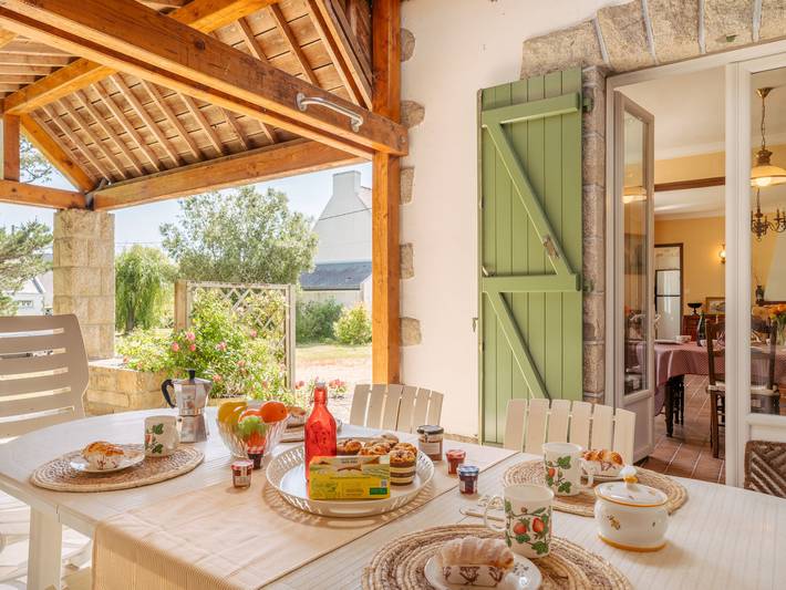 Location de vacances pour 7 personnes, avec terrasse et jardin dans Plage de Keraude - 2