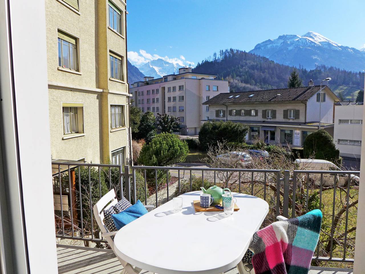Appartement entier, Galeriestudio Jungfraublick in Interlaken, Lac de Thoune
