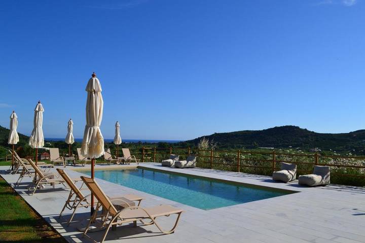 Camping für 2 Personen, mit Garten und Ausblick sowie Pool und Terrasse auf Kreta - 4