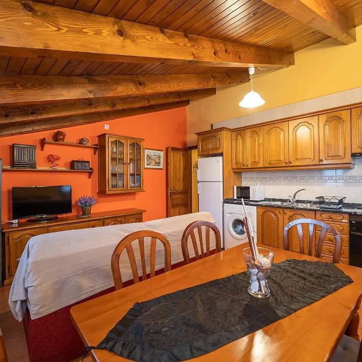 Apartamento de vacaciones para 5 personas, con jardín y vistas en Valle de Benasque
