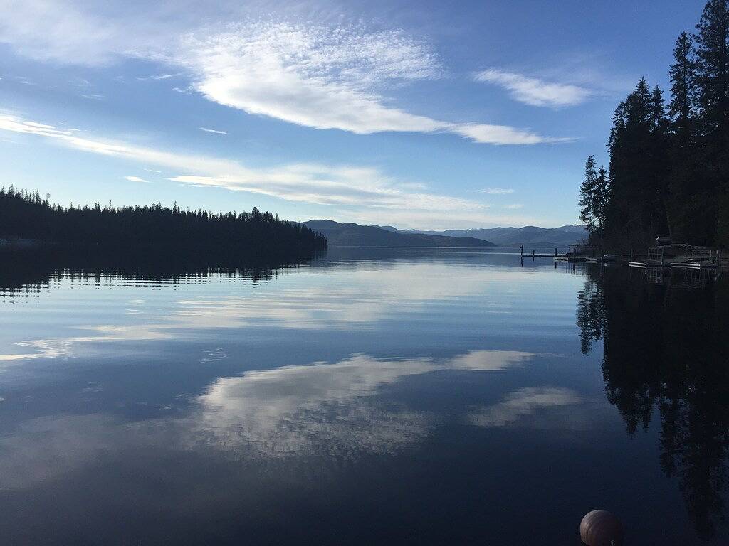 Cavenaugh Bay, East Shore Familie weg in Kaniksu Nationalwald