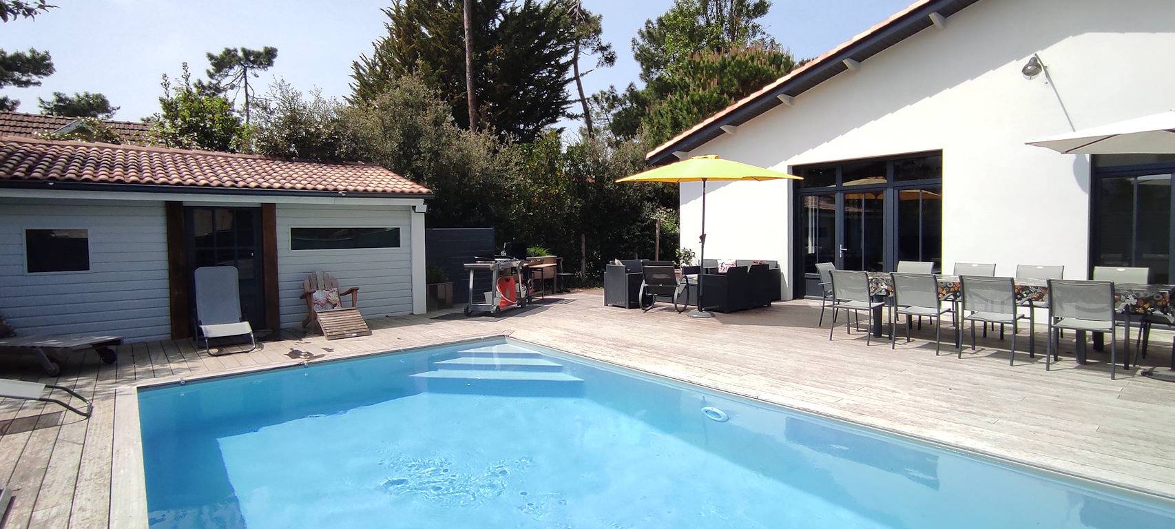 Villa L'Atelier, piscine privée chauffée in Ronce-les-Bains, La Tremblade