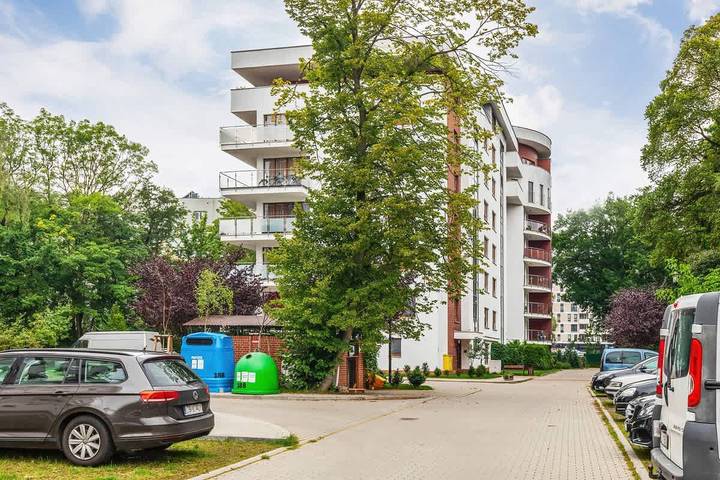 Ganze Wohnung, Apartment by the River in Kolobrzeg | Balcony and Parking in Kolberg, Baltic Sea Pomerania