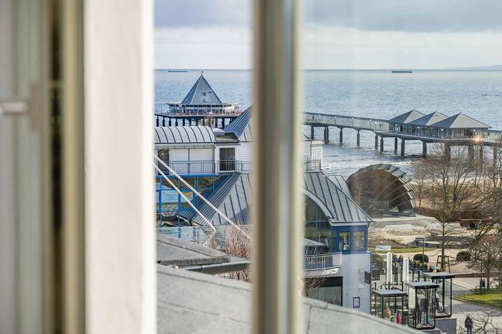 Ganze Wohnung, Ferienwohnung in Heringsdorf mit Meerblick, nur 200 m vom Strand entfernt in Strand Heringsdorf, Heringsdorf