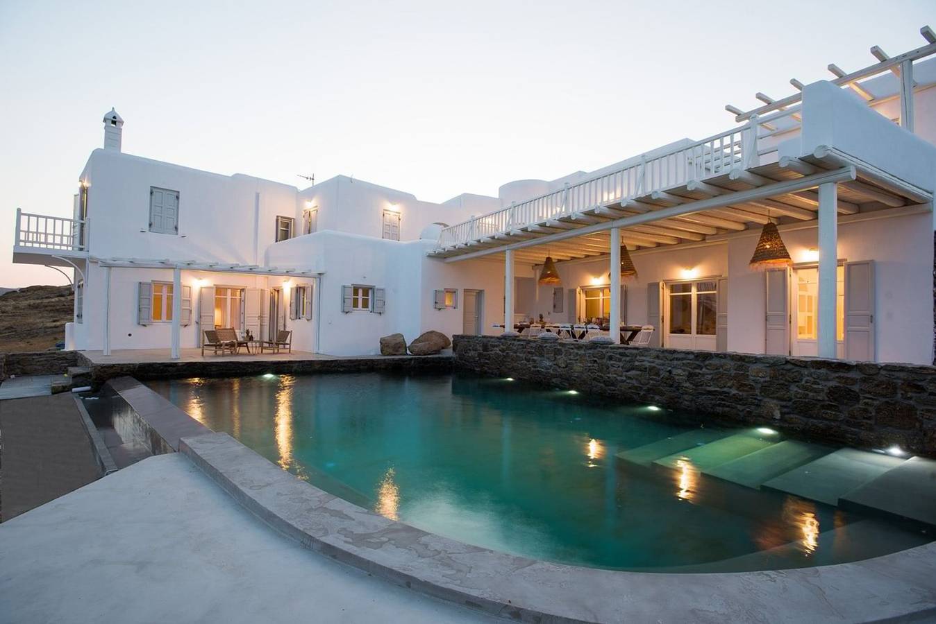 Villa pour 24 personnes avec vue sur l’océan in Mykonos