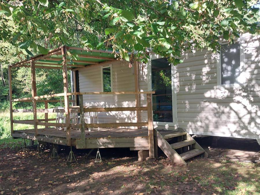 Camping Le Capelan - Mobilhome 4 personas - Irm' Super Mercure (2 habitaciones) in Meyrueis, Cevenas