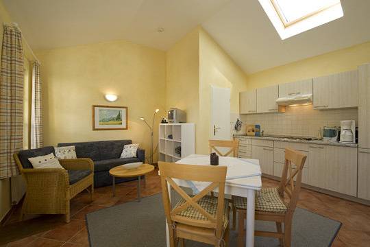 Appartement de vacances entier, Ferienwohnung "Muschel" - Bade- & Saunawelt täglich inklusive in Göhren, Région de Rügen