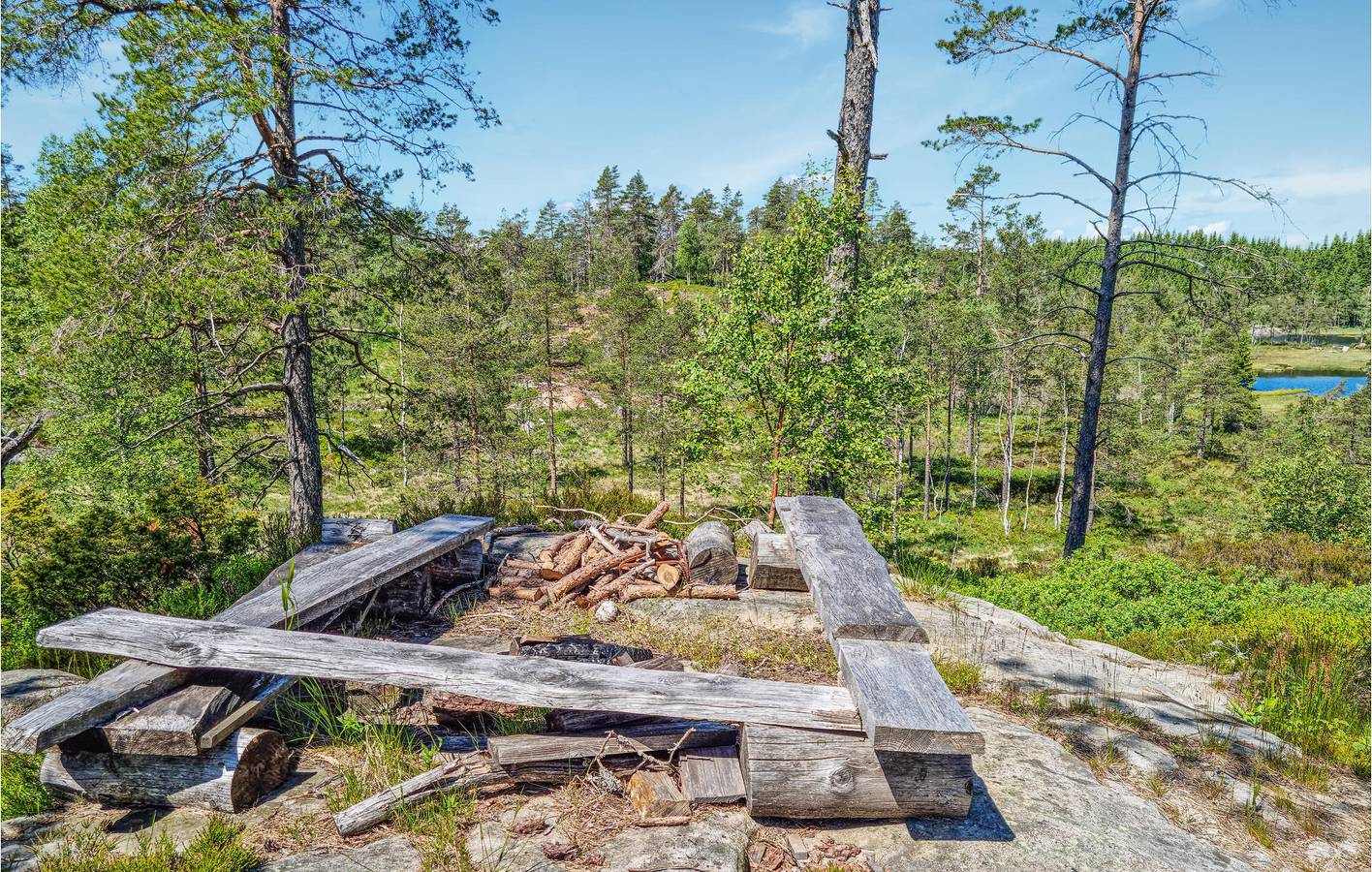 Ferienhaus für 5 Personen mit Ausblick in Marnardal