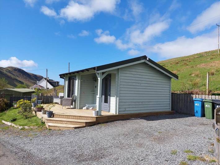 Vakantieappartement voor 2 personen, met balkon en uitzicht op Skye