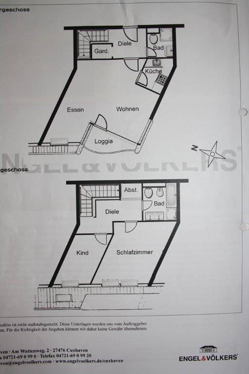 Ferienwohnung für 4 Personen, mit Meerblick und Sauna sowie Balkon/Terrasse und Balkon, kinderfreundlich in Döse - 2