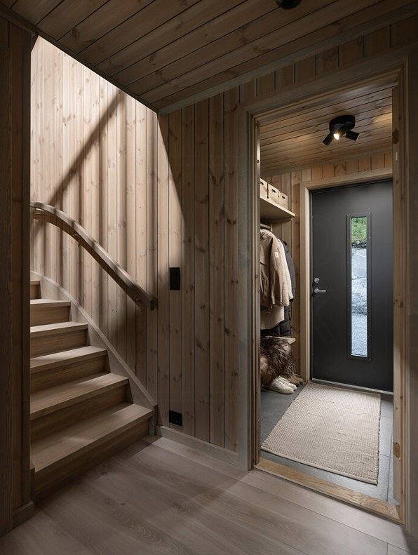 Neu gebaute Hütte bei Norefjell mit Bergpanorama in Norefjell, Krødsherad