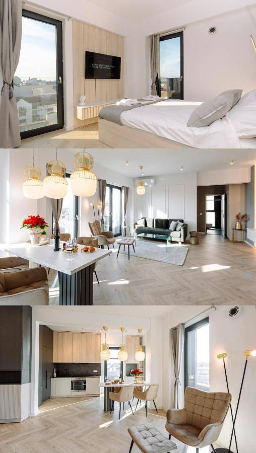 Appartement de vacances pour 4 personnes, avec Balcon ainsi que Terrasse et Vue