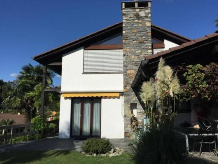 Ferienhaus für 6 Personen, mit Garten in Gambarogno