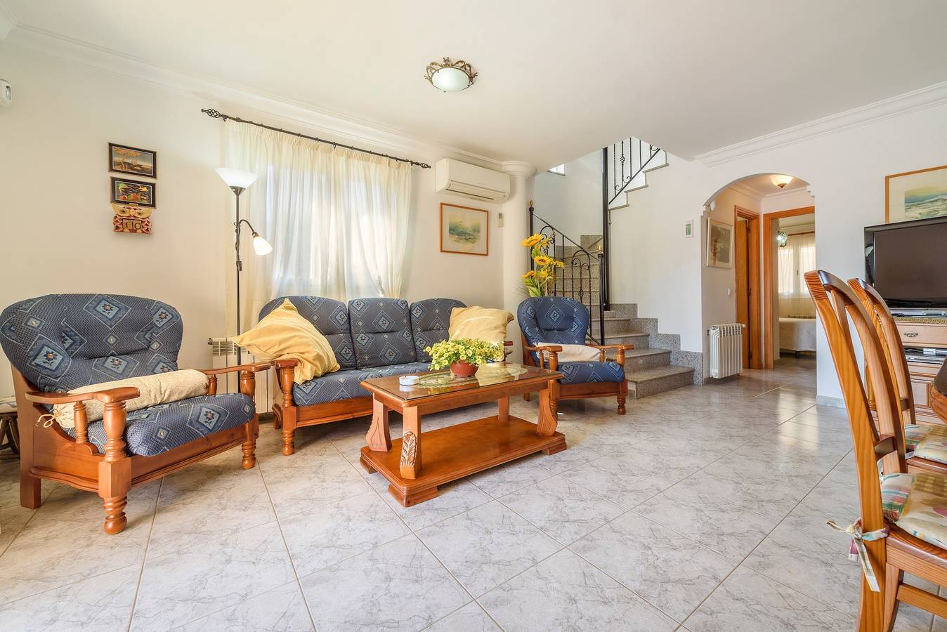 Ferienhaus Estrella de mar azul mit Pool, Klimaanlage, Wlan, Garten, Terrasse und Balkon in Port d'Alcúdia, Alcúdia