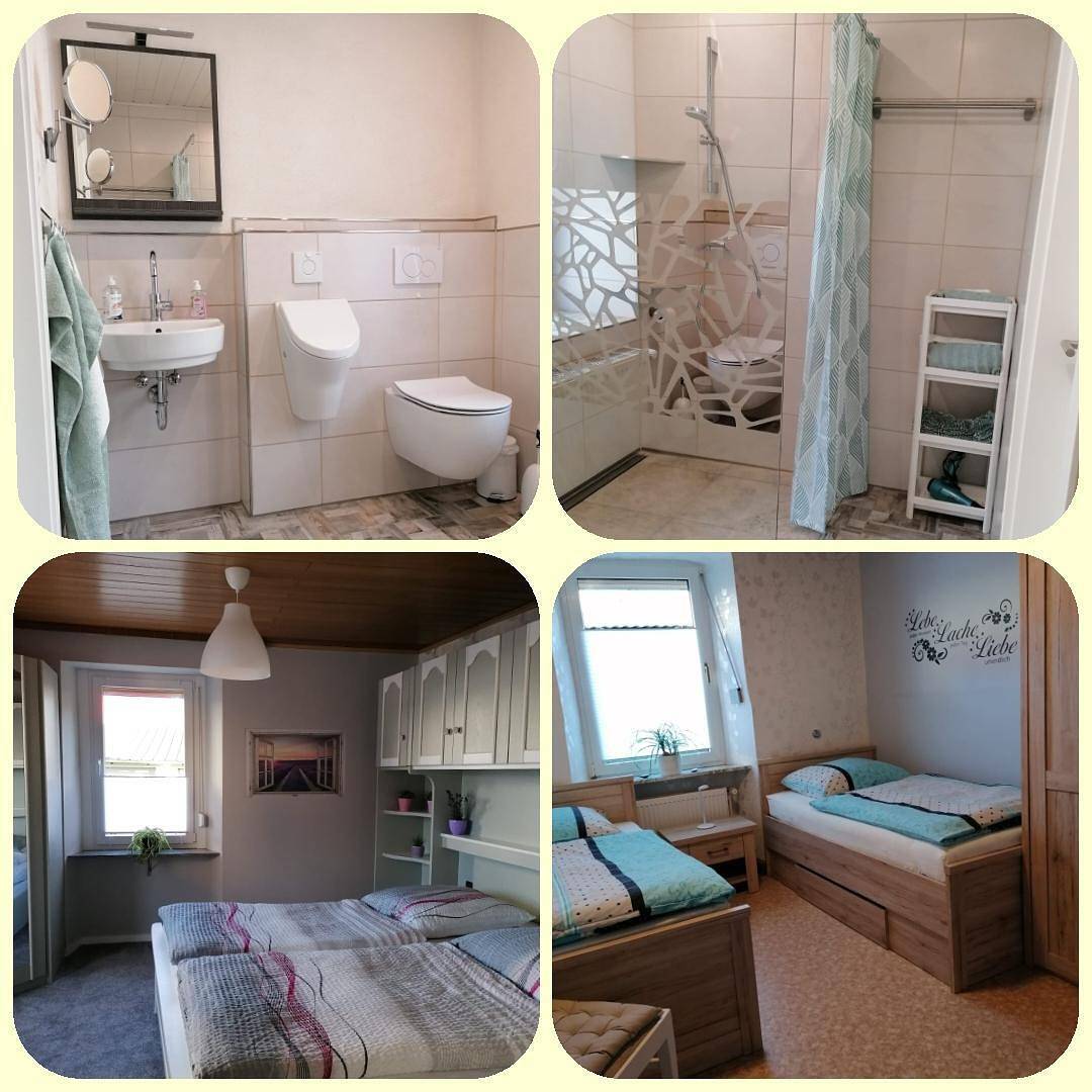 Ganze Ferienwohnung, Appartement/Fewo, Dusche und Bad, Wc, 2 Schlafräum in Pfälzer Bergland