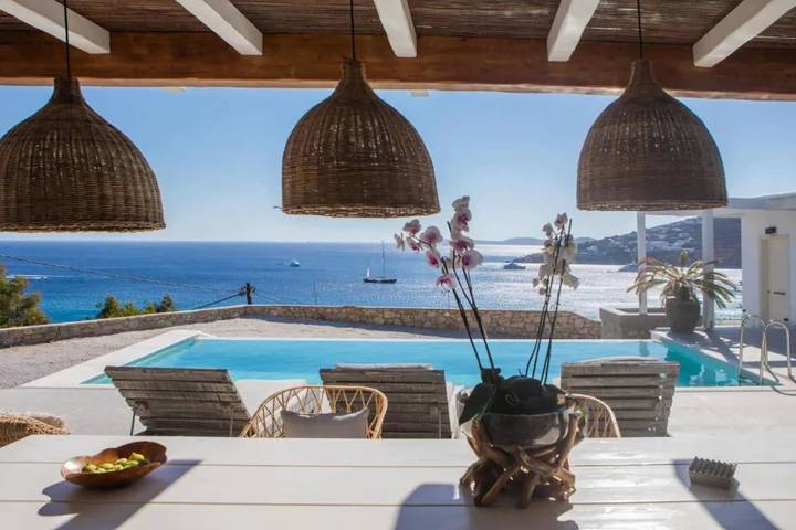 Villa für 6 Personen, mit Whirlpool und Balkon sowie Garten auf Mykonos - 2
