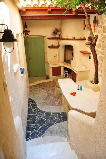 Ferienhaus für 6 Personen, mit Garten und Balkon in Rab Stadt