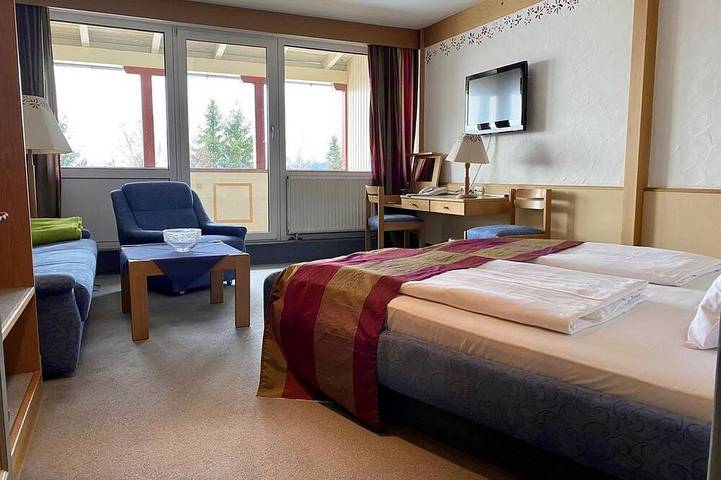 Ferienhaus für 2 Personen, mit Balkon und Sauna in Fichtelberg - 4