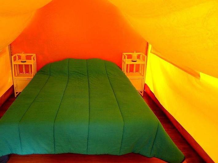 Camping Ushuaïa Villages de Pont Calleck - Bungalow 4 personnes - Bungalow trek double in Inguiniel, Région de Lorient
