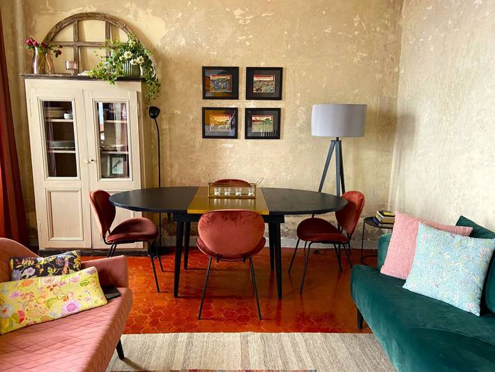 Ferienwohnung mit Meerblick für 6 Personen