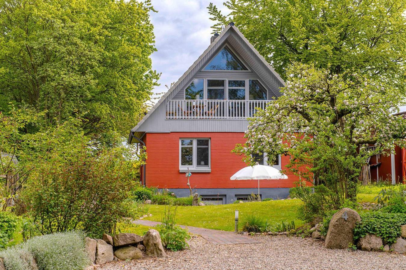 Ferienhaus "Feldblick" in Ulsnis an der Schlei (mit E-Ladesäule) in Gunneby, Ulsnis